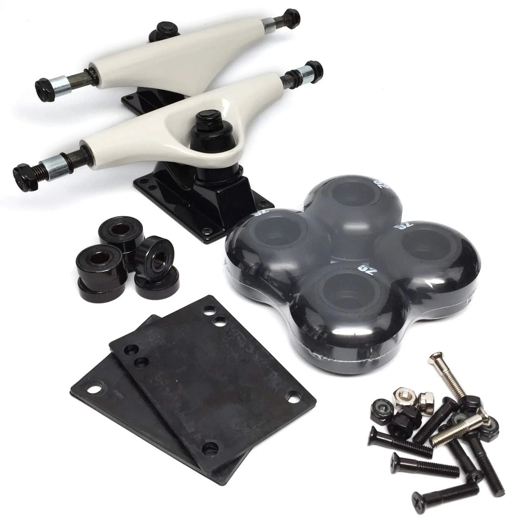 Essentials-Essential-Components-Pack-Skateboard-Trucks-White-Black-52mm-Hanger-5-Axle-7-75