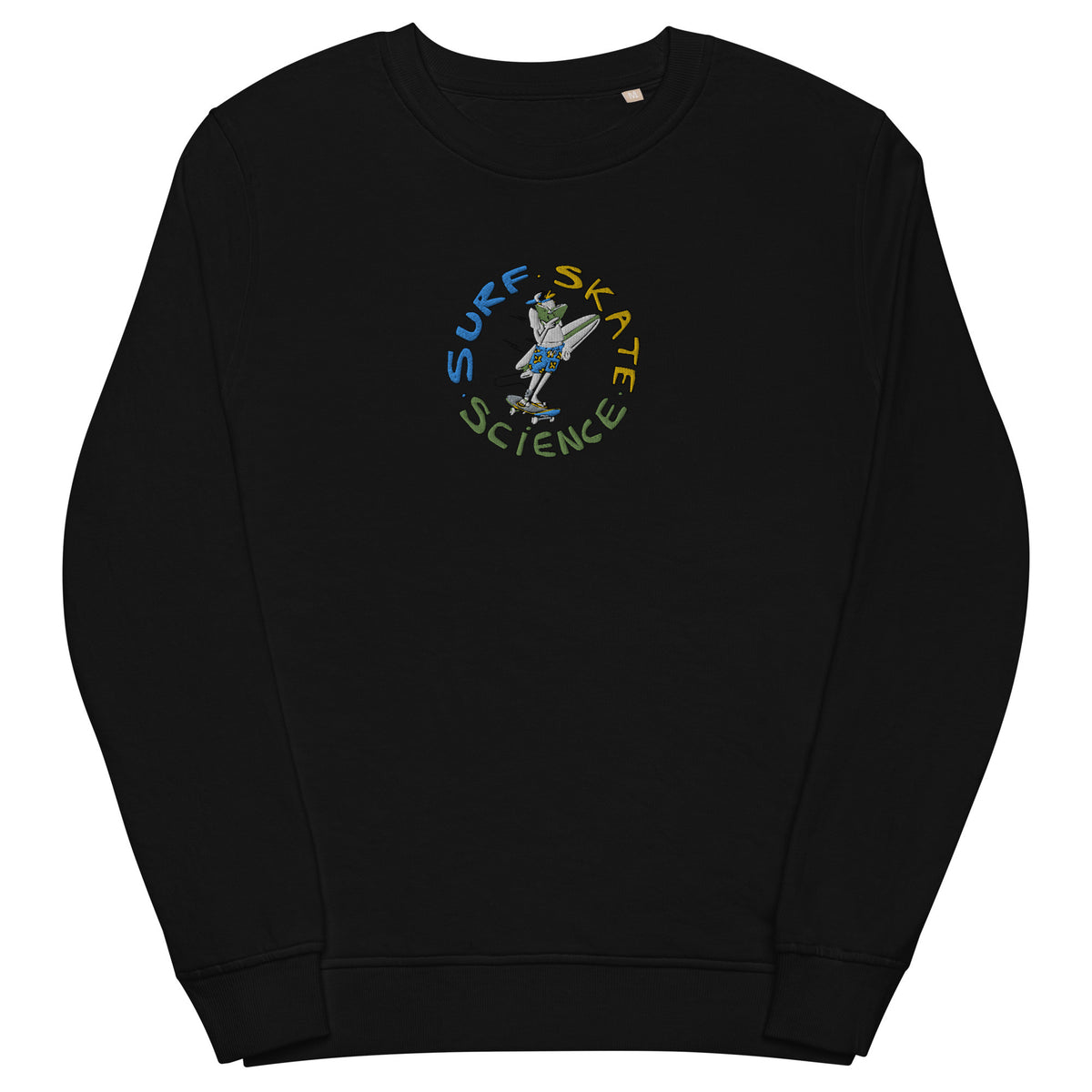 Surf Skate Science Unisex Organic Embroidered Sweatshirt